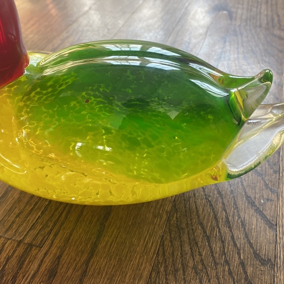Fifth Avenue Crystal Ltd Beautiful Art Glass Duck- stunning HEAVY piece - Picture 5 of 7